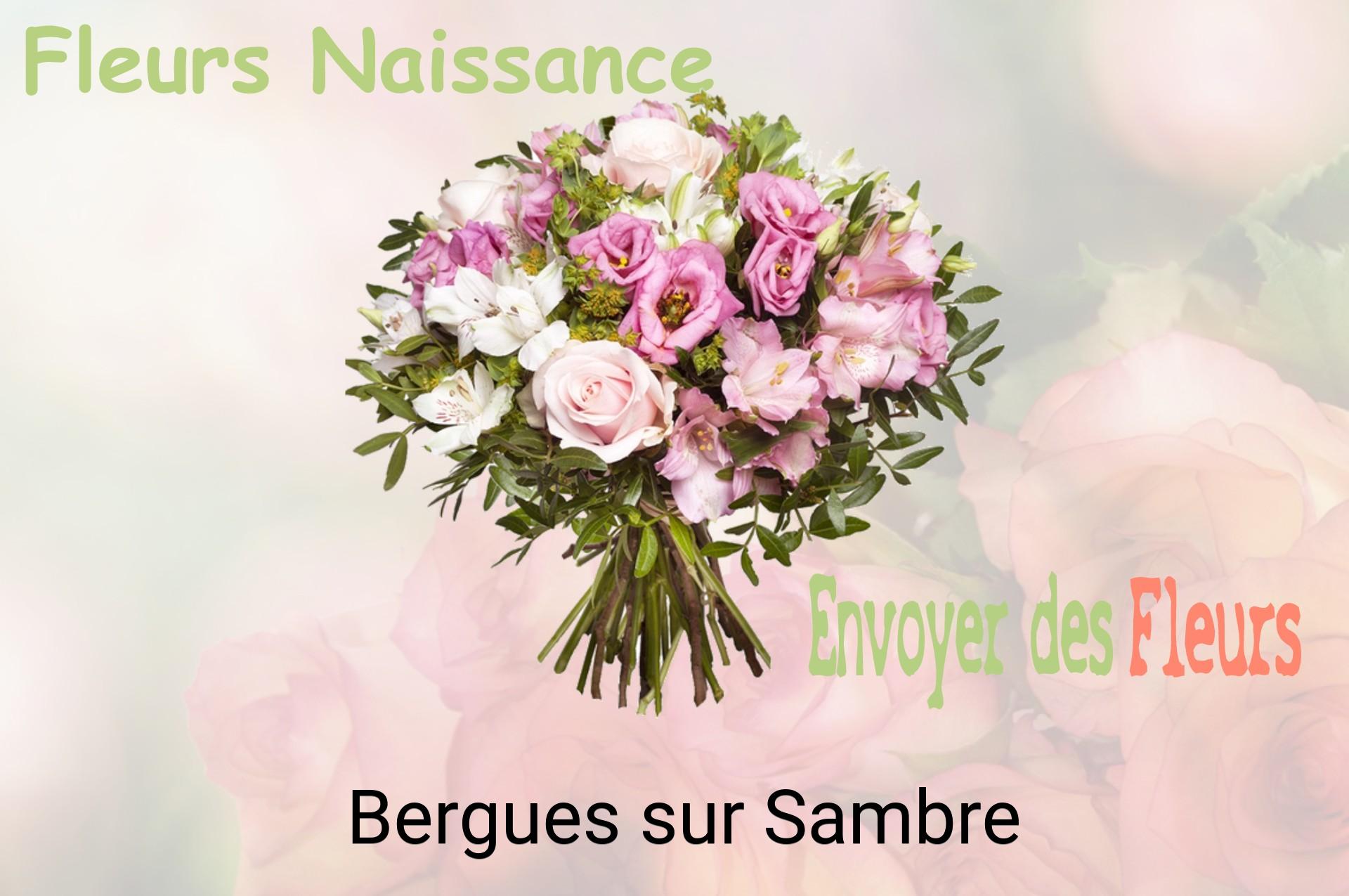 Bouquet de fleurs de naissance livré à Bergues-sur-Sambre