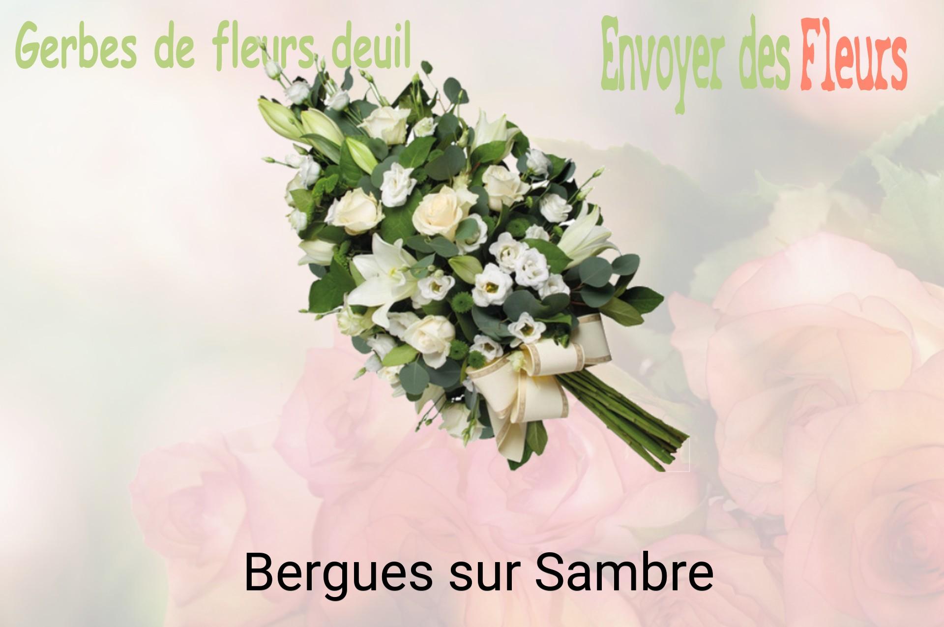Gerbe de fleurs de deuil livrée à Bergues-sur-Sambre